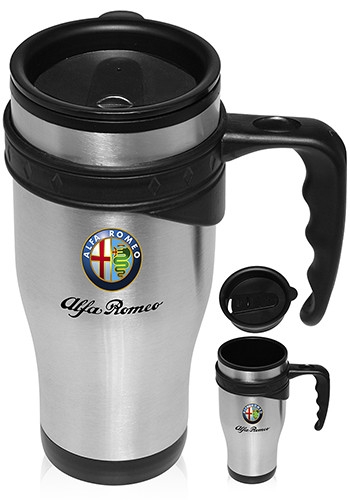 16 oz Sporty Stainless Steel Travel Mug 2