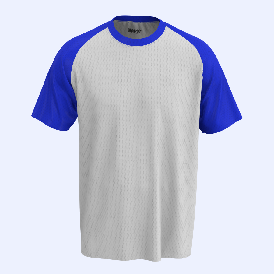 Contrast color ranglan sleeve jersey 2
