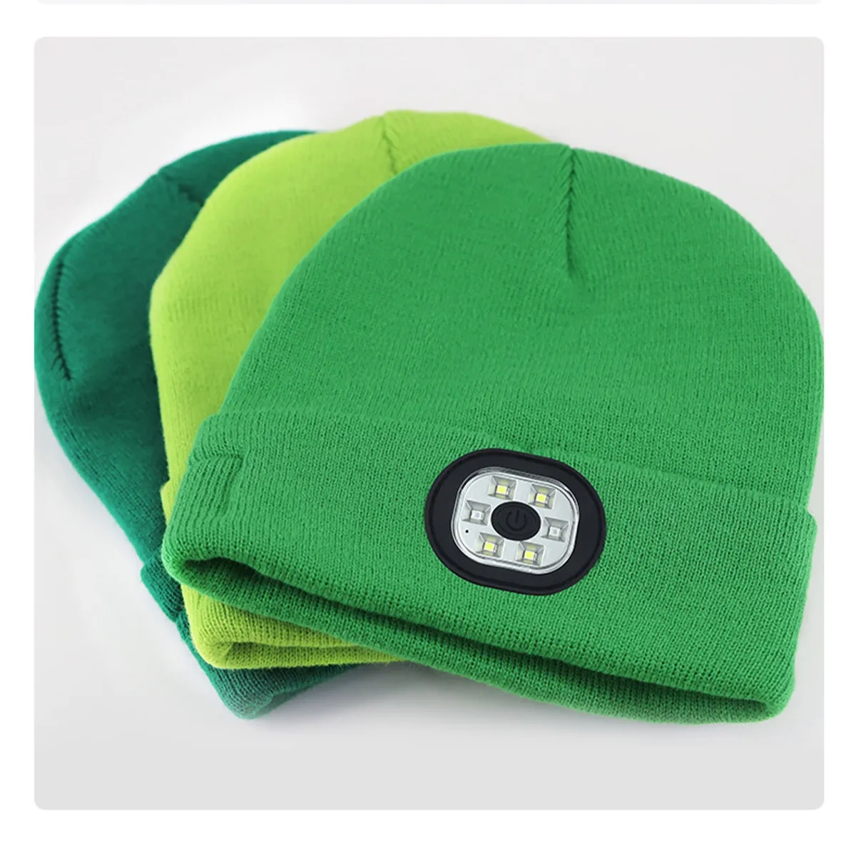 LED Beanie Hat Warm Outdoor Bluetooth Adjustable Cap Unisex 3