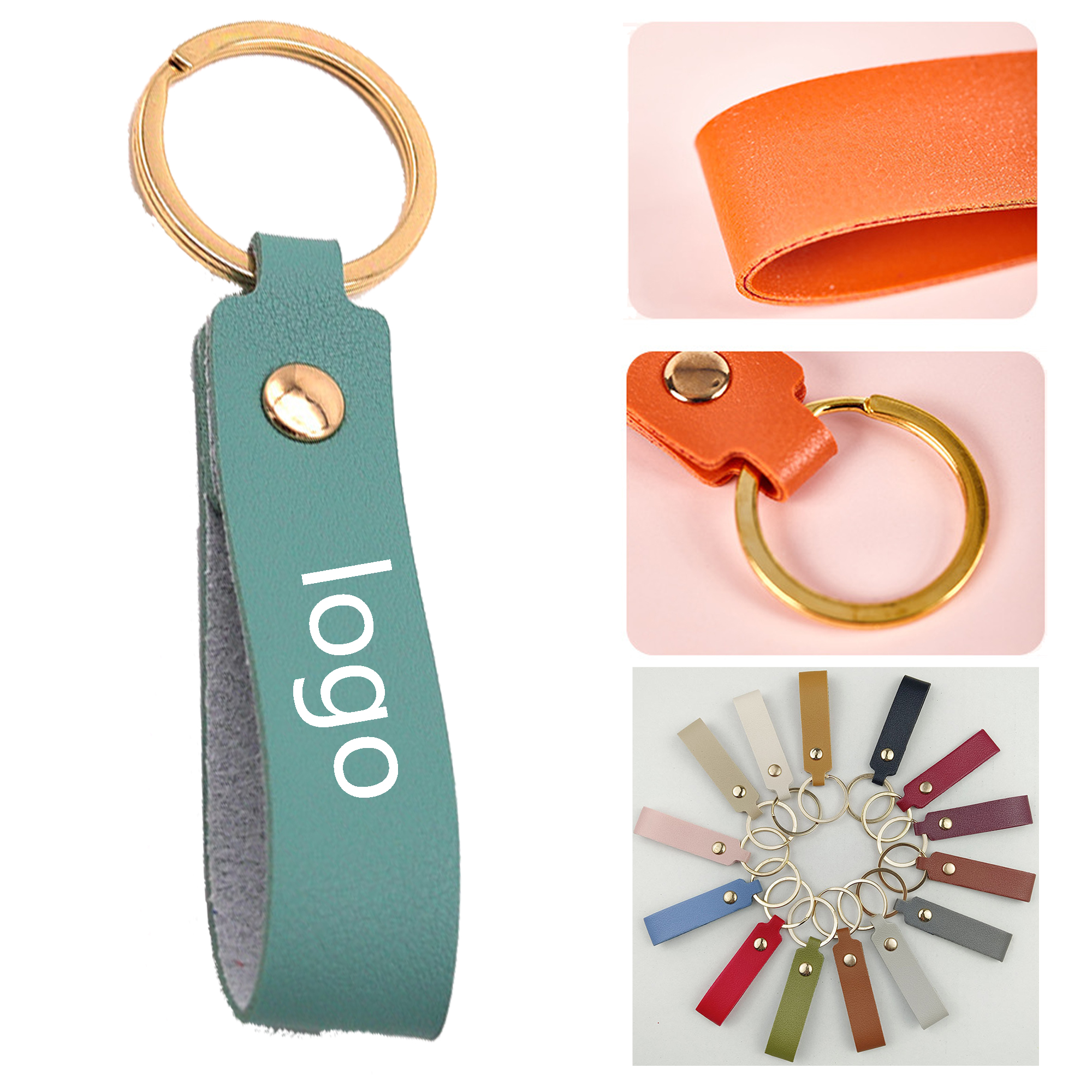 Artificial Leather Keychain 14