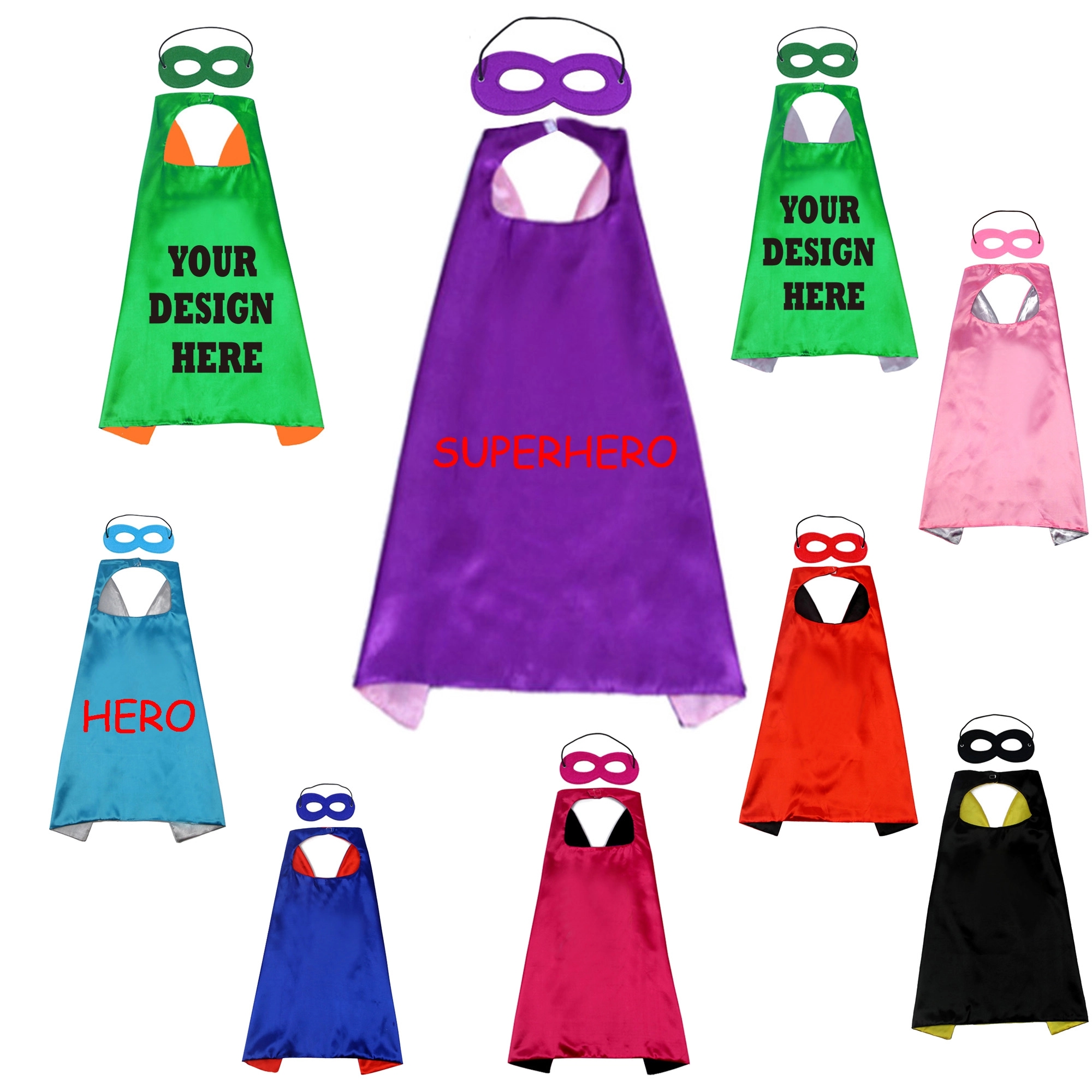 Child Hero Satin Cape 5