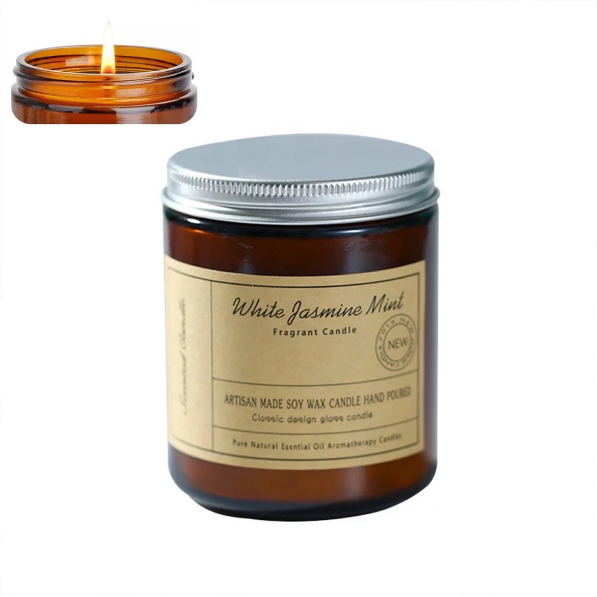MOQ 10 pcs 6.7 Ounce Aromatic Soy Wax Candle 1