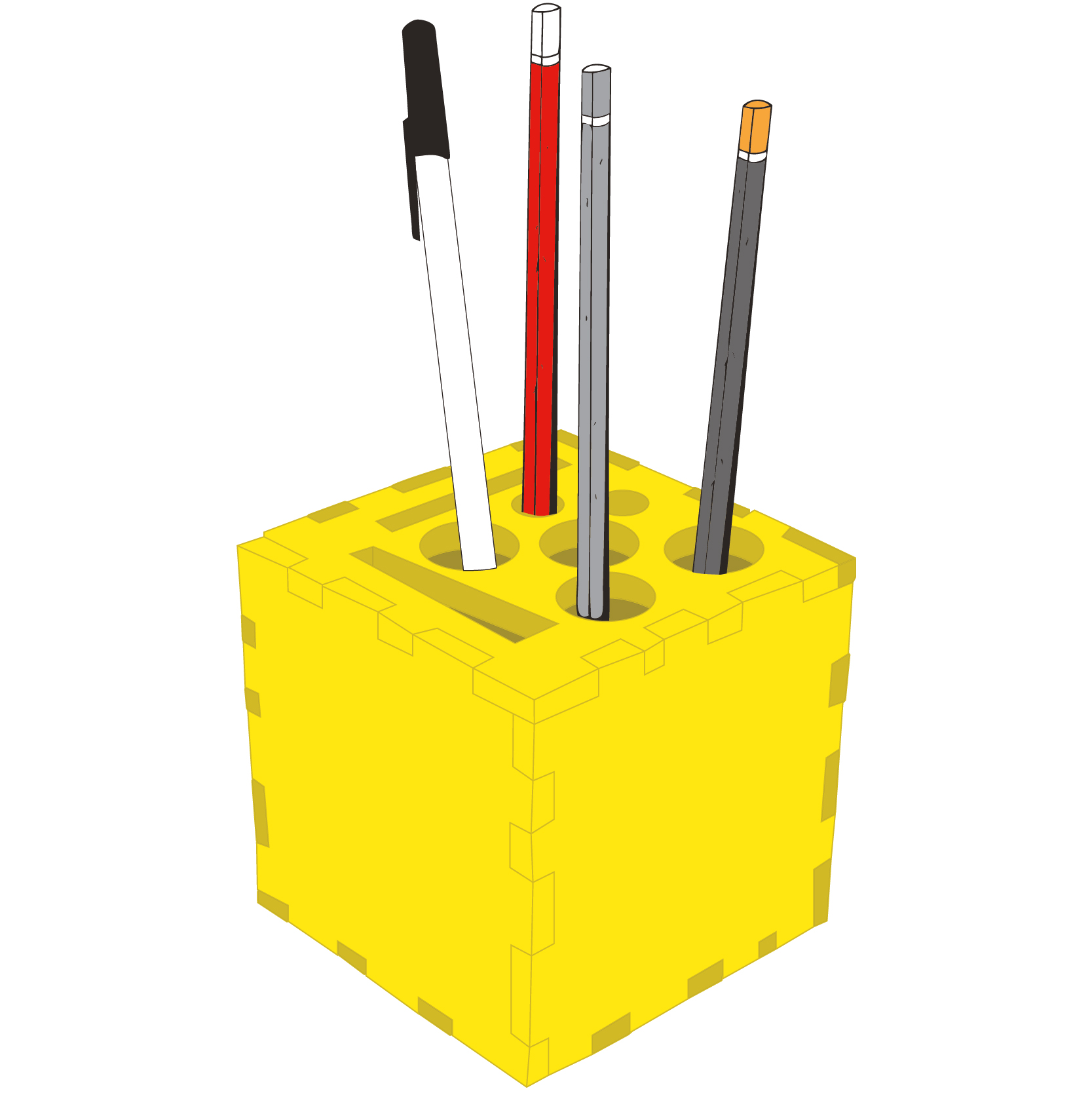 3" Puzzle Cube Organizer 20