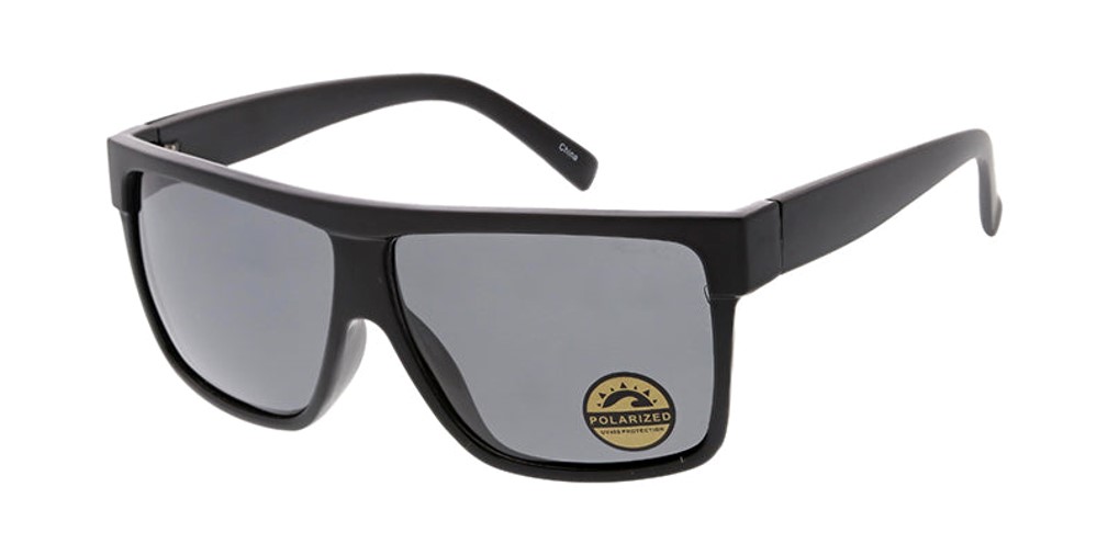 Assorted Unisex Wave Runner Frame Plastic Sunglasses Polarized Lens 2