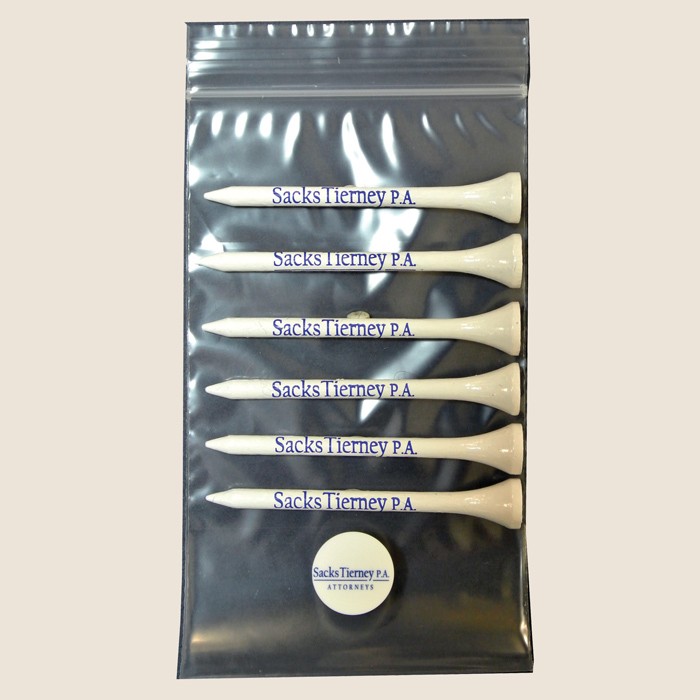 Pro Elite Premium Poly Bag Pack w/ 6 Tees & 1 Quarter Size Marker 1