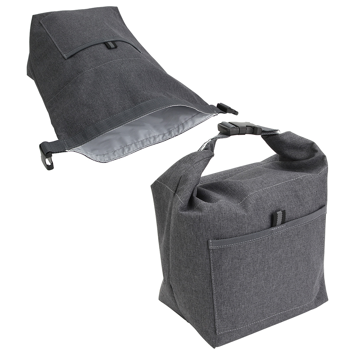 Bellevue Heathered Polyester Insulated Lunch Tote 12