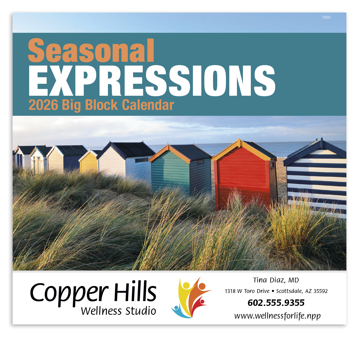 Good Value™ Seasonal Expressions Big Block - Stapled Calendar 42