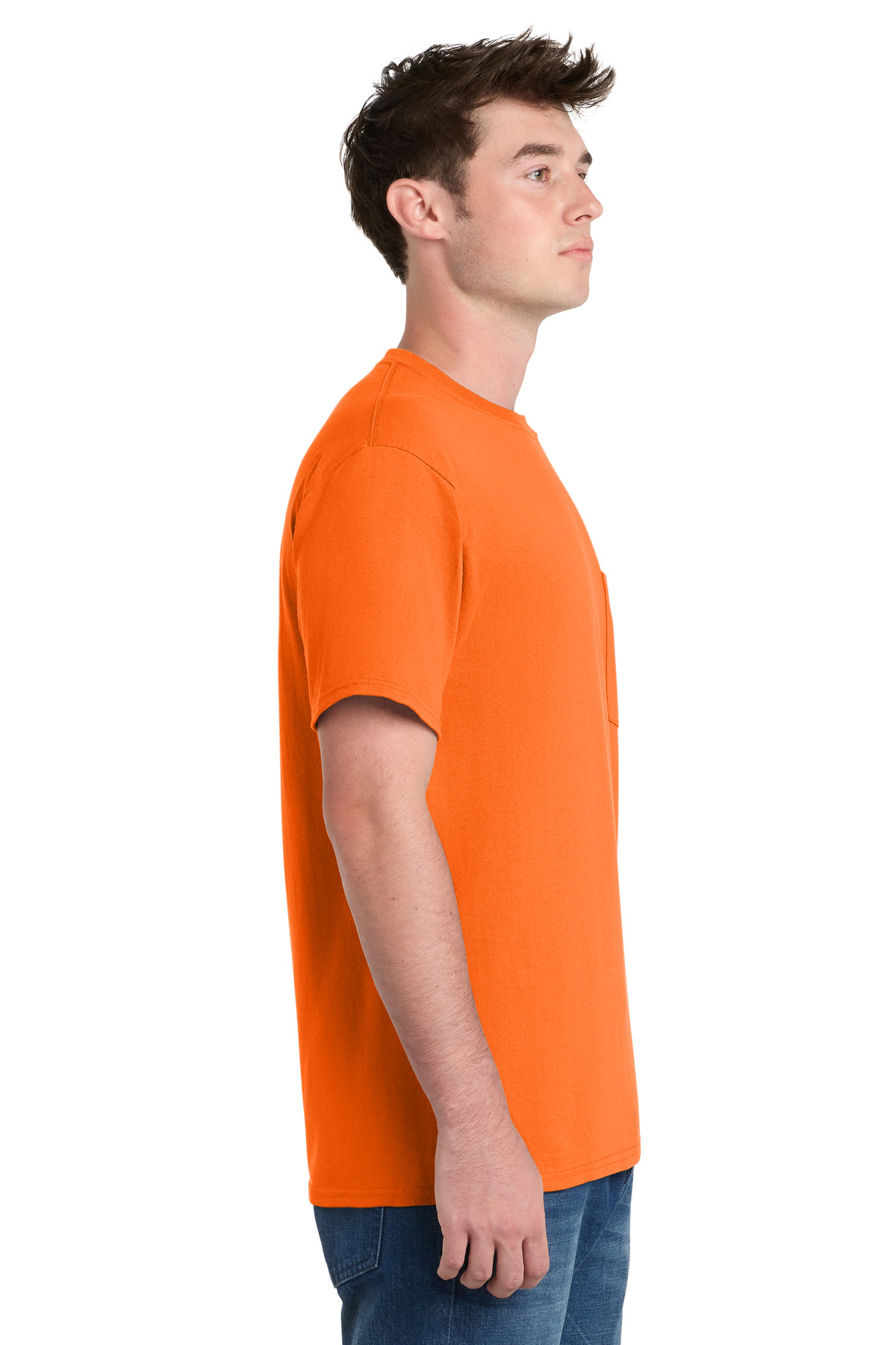 Port & Co Essential Pocket Tee. PC61P 115