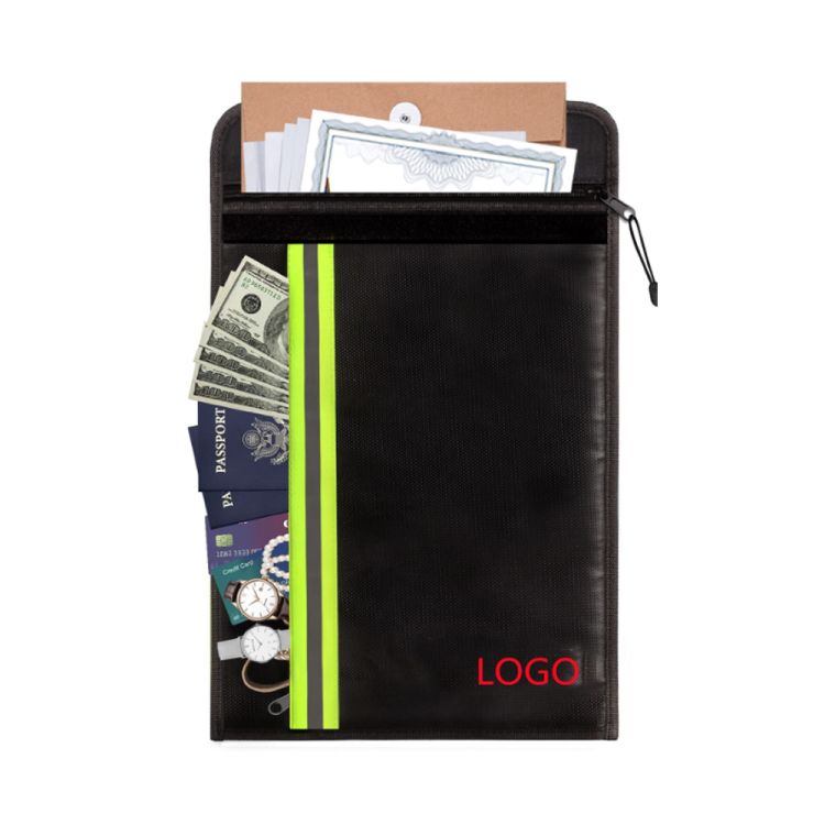Fireproof Document Bag with 2 Pockets 2