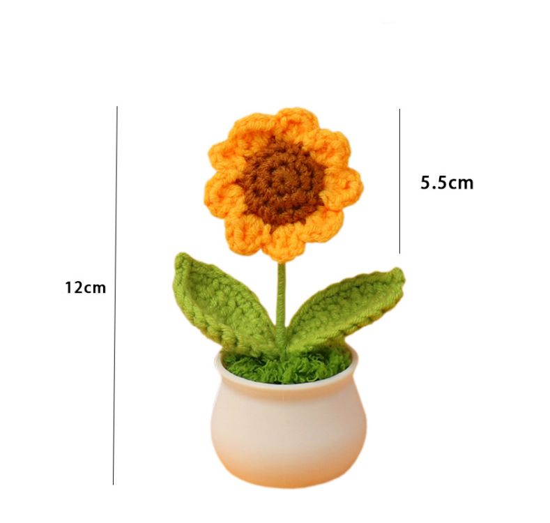 Sunflower crochet 1