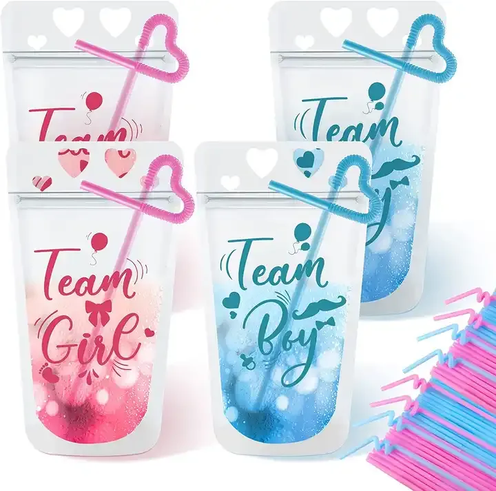 Drink Pouch with Straw 5