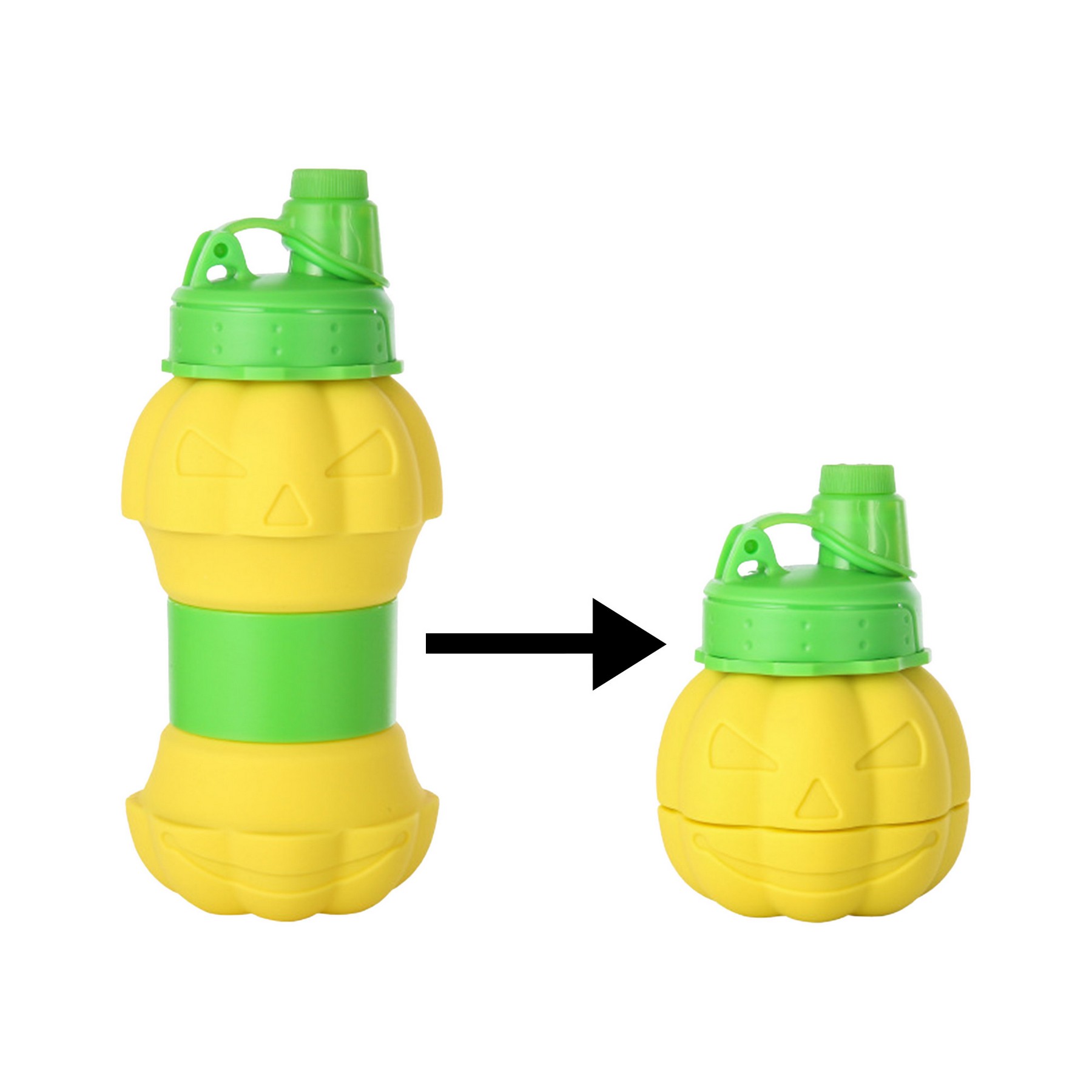 Silicone Folding Sport Water Bottle 2