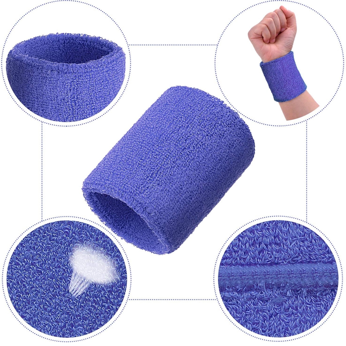 Athletic Towel Wristbands for Gym Sport 4