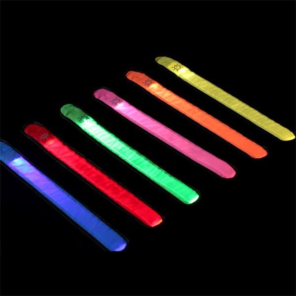 Light Up LED Slap Bracelets 3