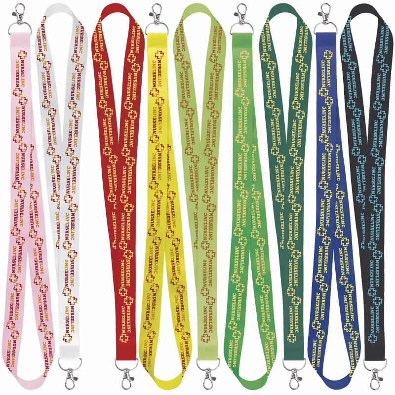 Universal Source® 1" Satin Screen Print Lanyard 23