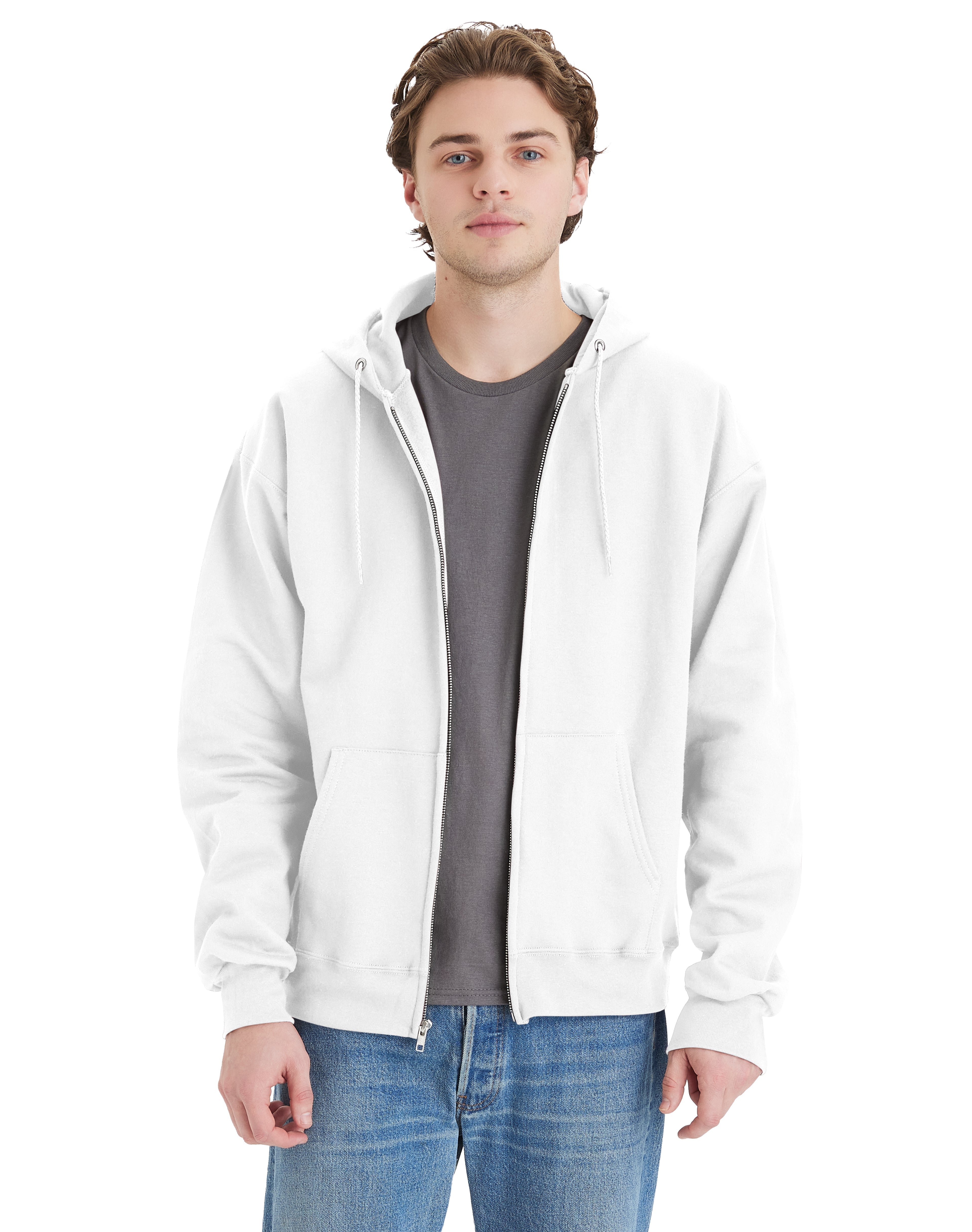 Hanes Ultimate Cotton® Full-Zip Fleece Hoodie 5