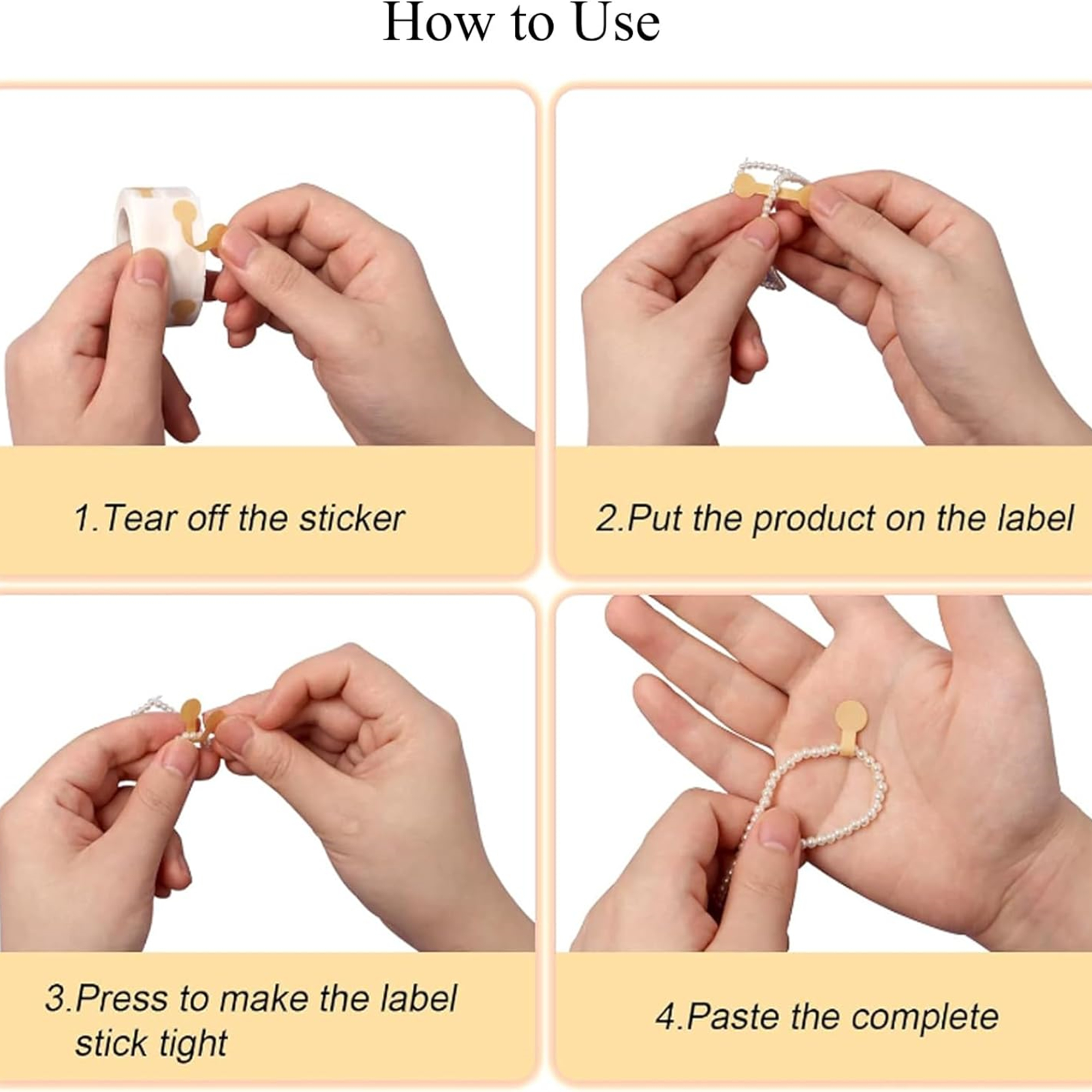 Blank Jewelry Price Stickers 3