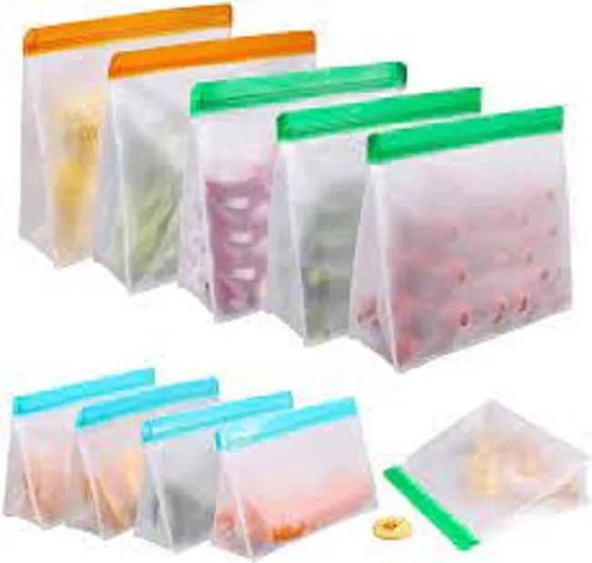Reusable Storage Freezer Food Bags 2