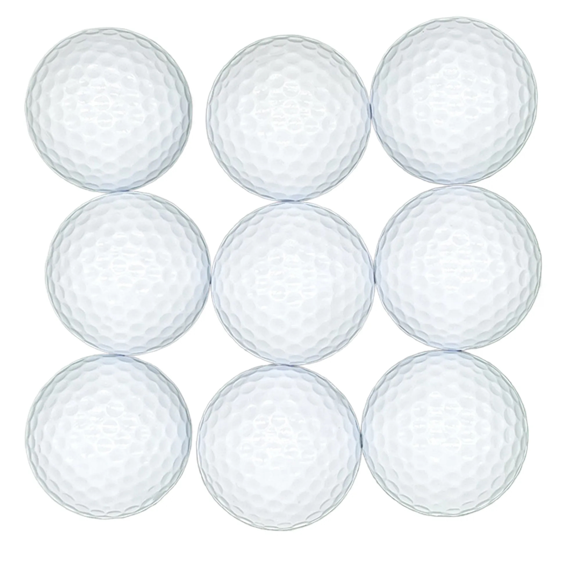 MOQ50 Custom Golf Training Double Layer Balls 1.7" Diameter 5