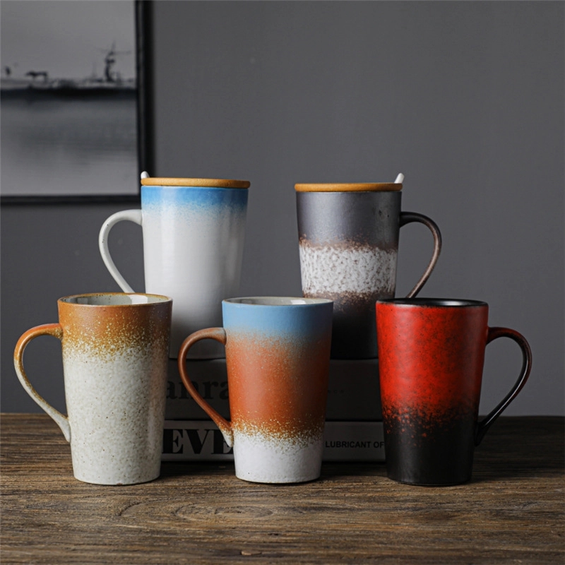 Custom 14 Oz Frosted Ceramic Coffee Mug 6