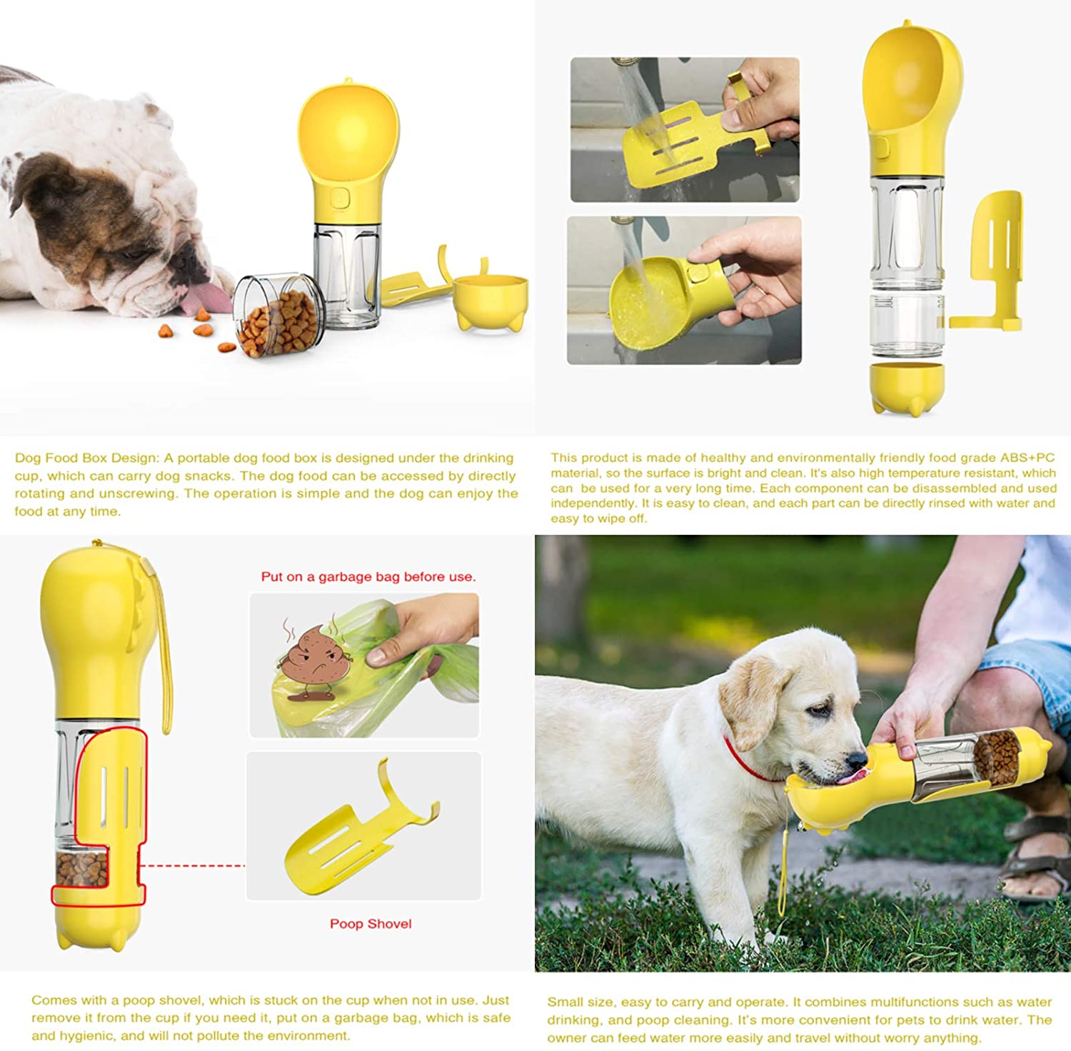 Lightweight Durable Leak Proof Puppy Water Bowl Dispenser for Pet --- 17 OZ 12