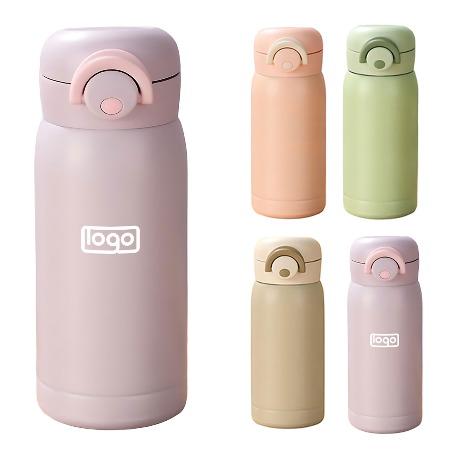 12oz Portable Stainless Steel Children's Thermos Cup 2