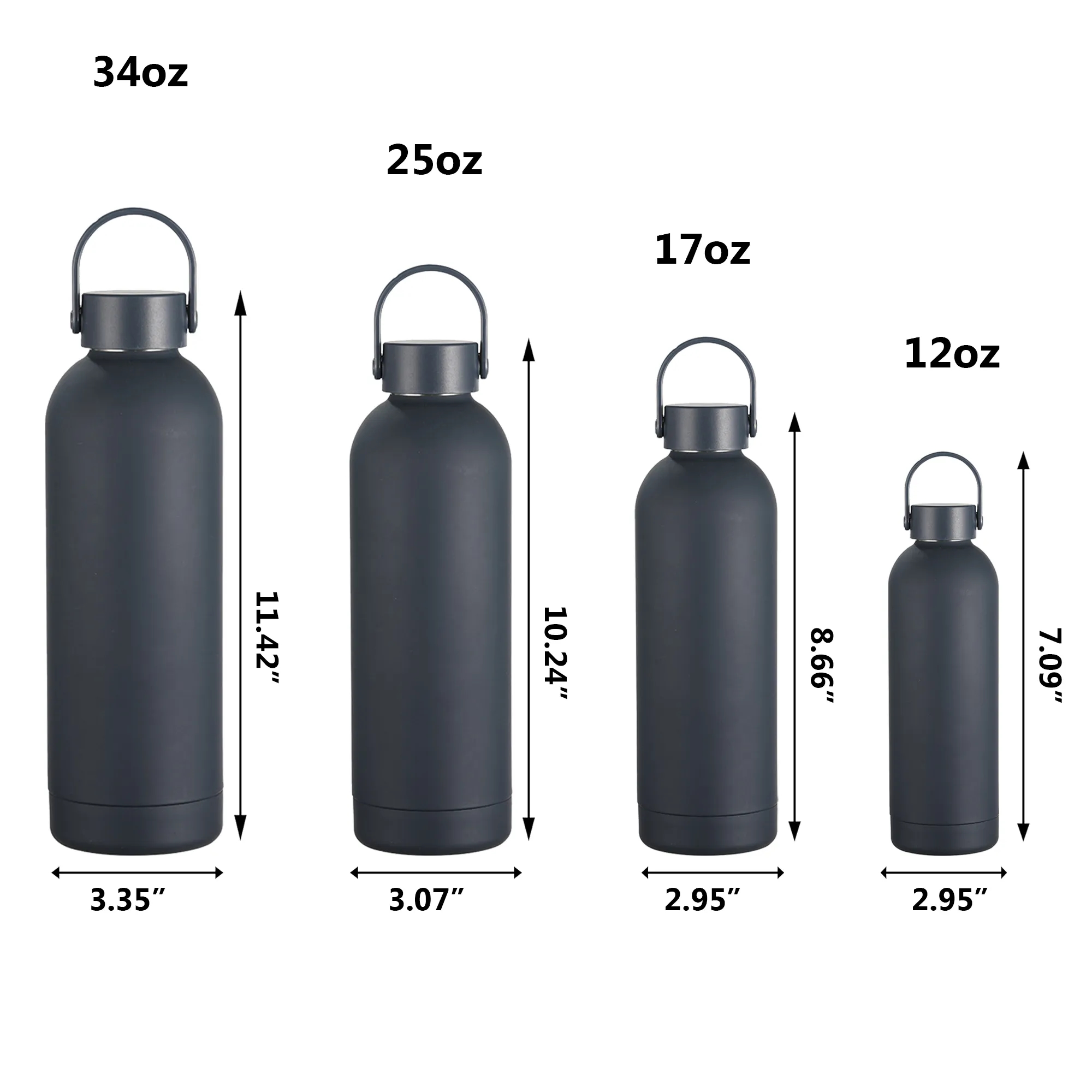 17 OZ Stainless Steel Sports Bottle 18