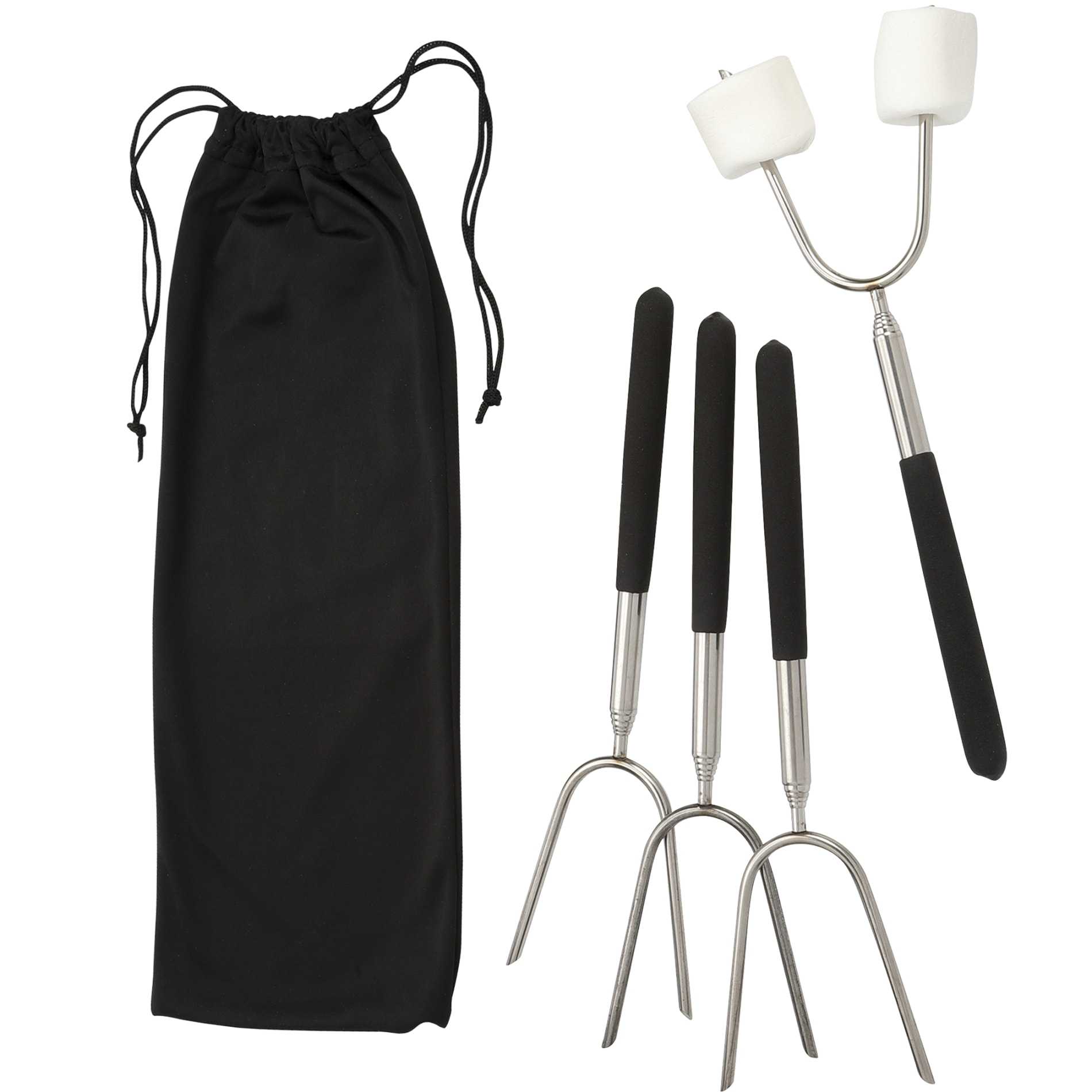 Extendable 34" Roasting Sticks with Carrying Case 19