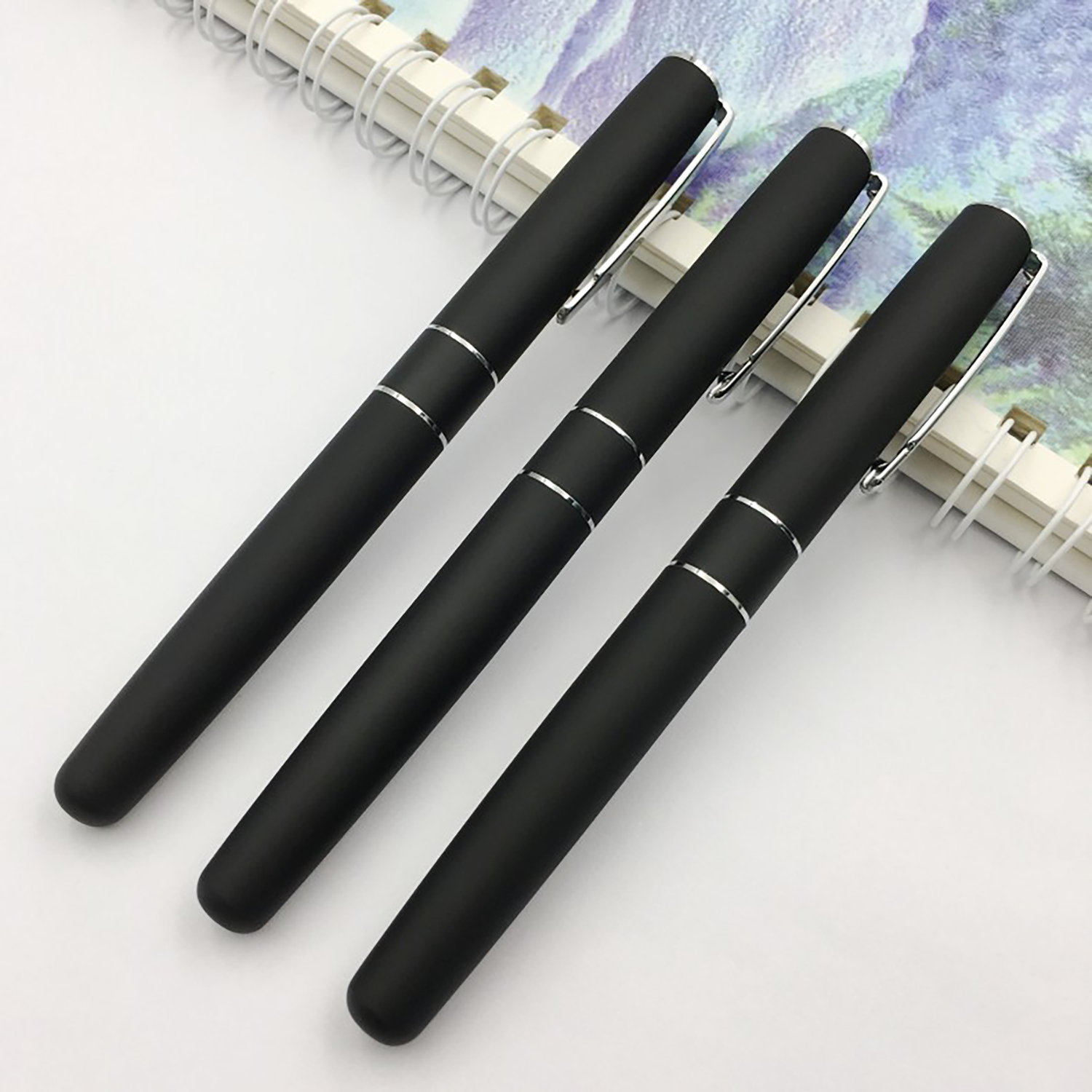 Metal Rubber Signature Pen 4