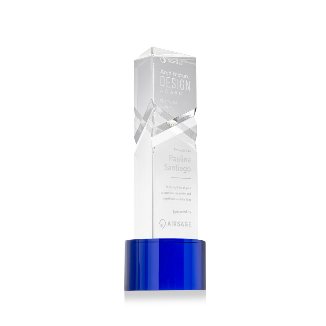 Oakham Award on Marvel Base - Blue 3