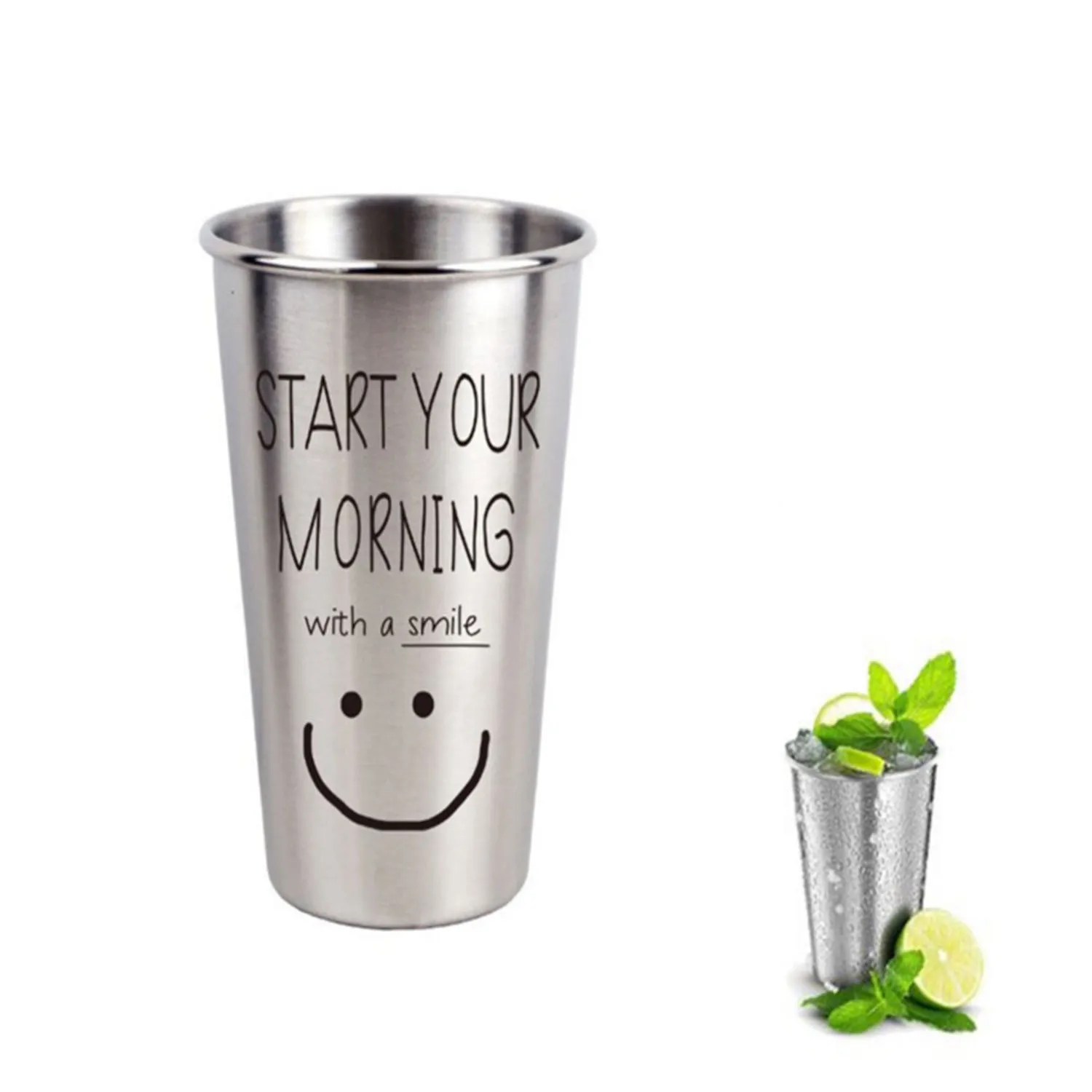 16oz Reusable Stainless Steel Tumbler 7