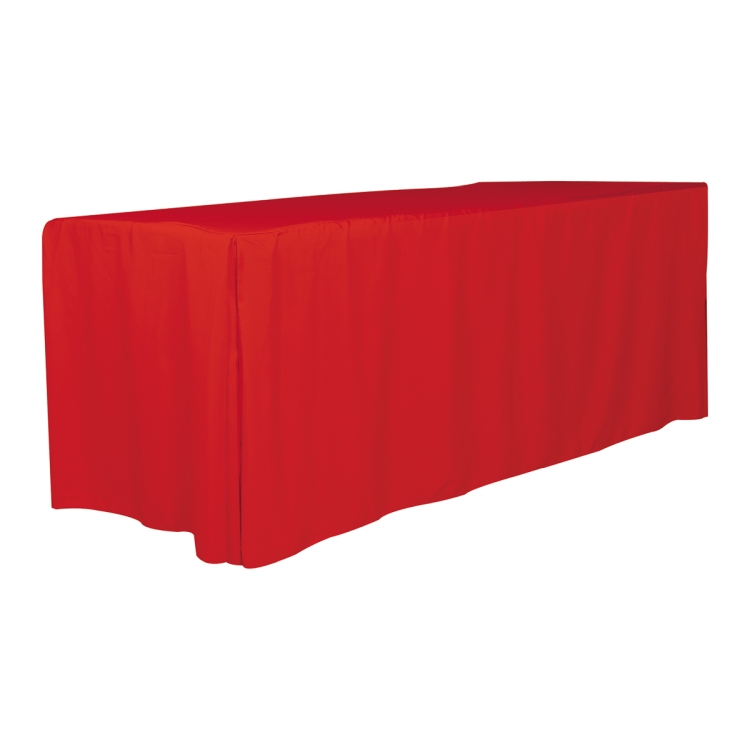"Omaha Eight" 4-Sided Fitted Style Table Covers & Table Throws (One Color Print) / Fits 8 ft Table 6