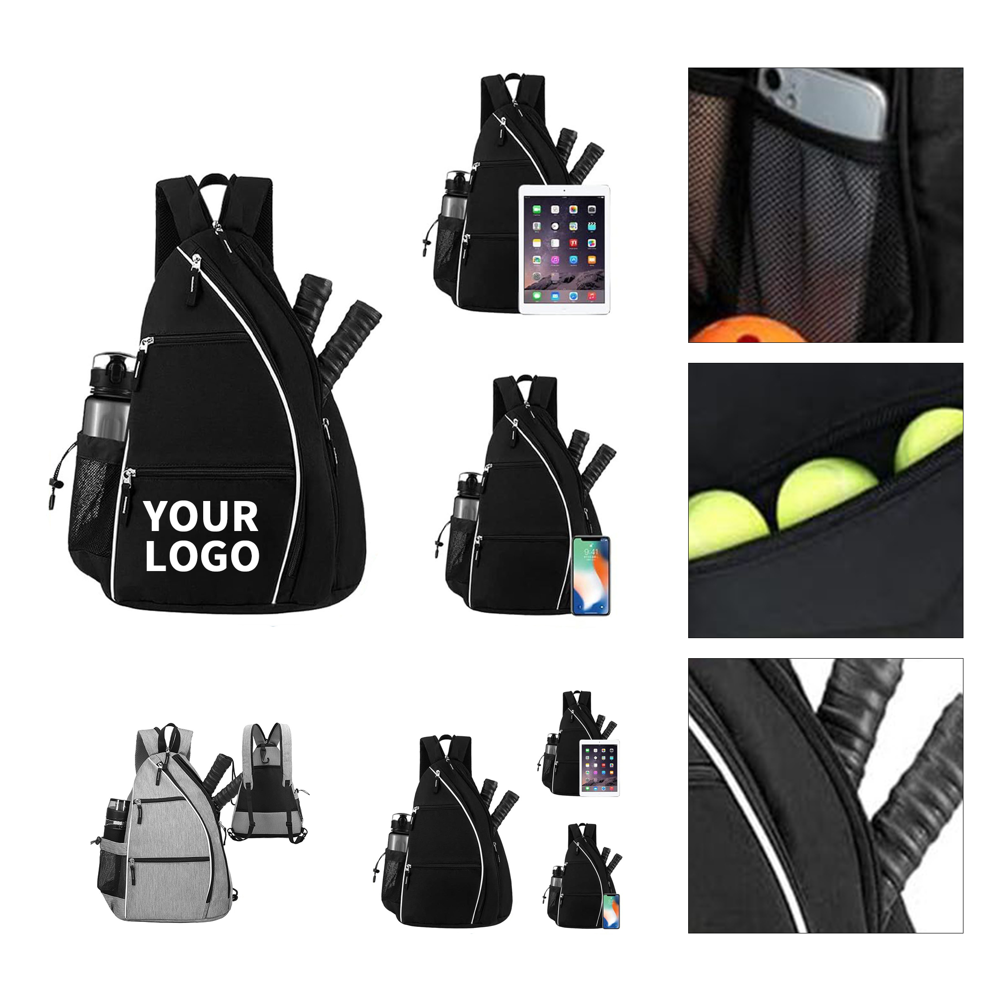 Multi Pocket Pickleball Gear Backpack 3