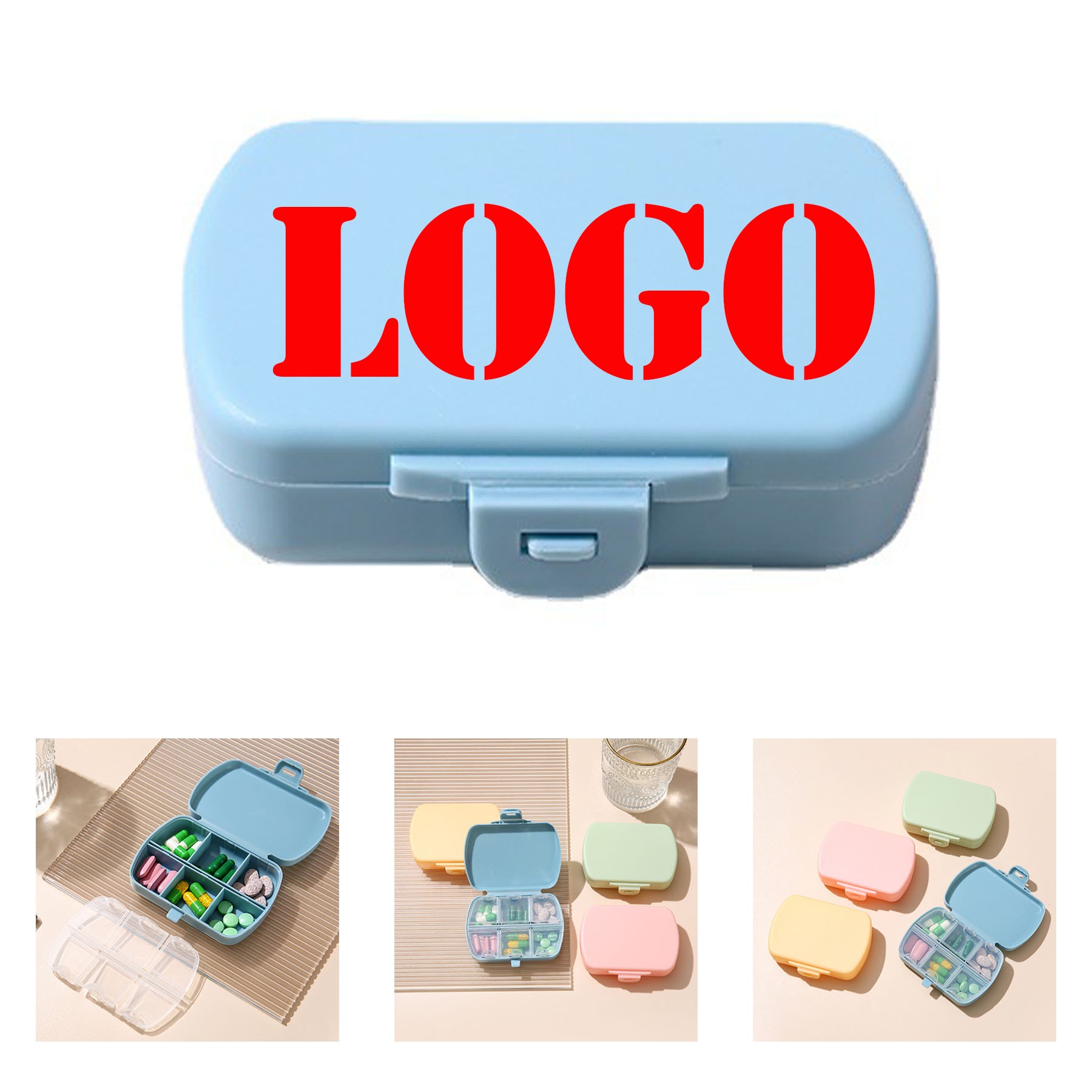 Portable pill case