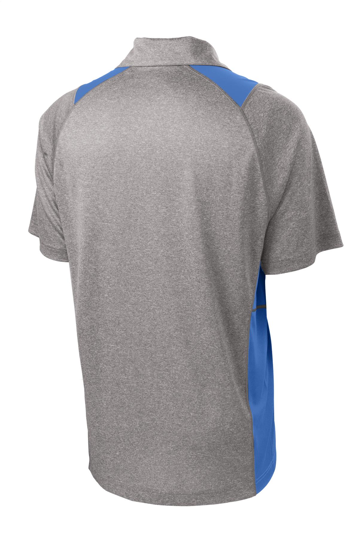 Sport-Tek® Heather Colorblock Contender Polo 75