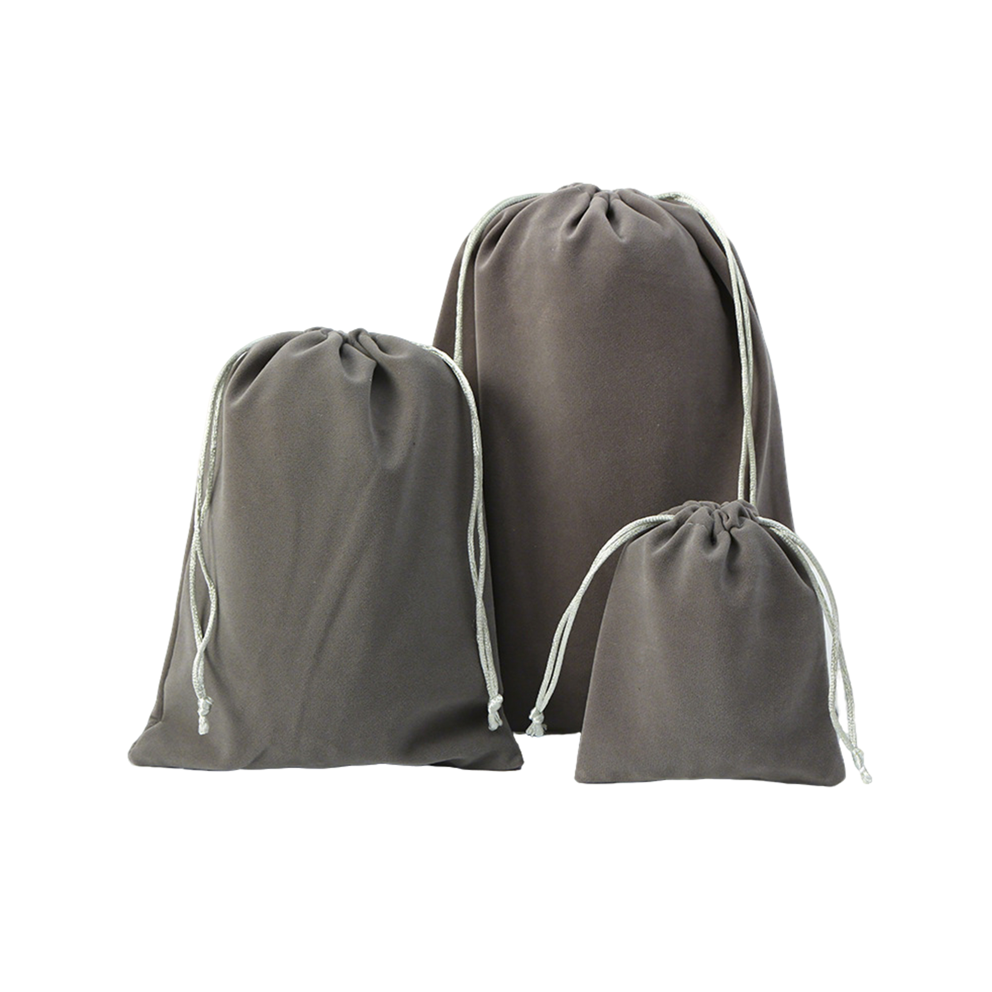 Flocked Drawstring Jewelry Storage Bag 12