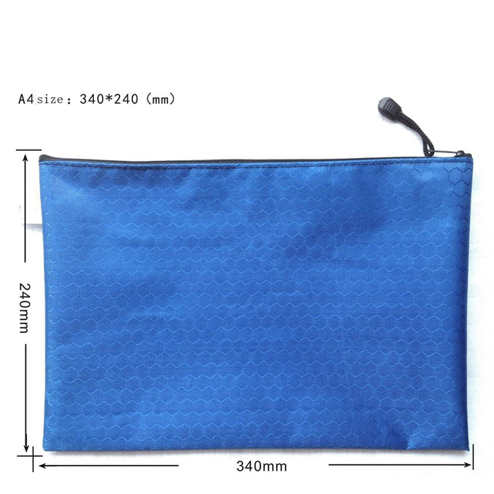 A4 Waterproof Zipper Document Pouch 2