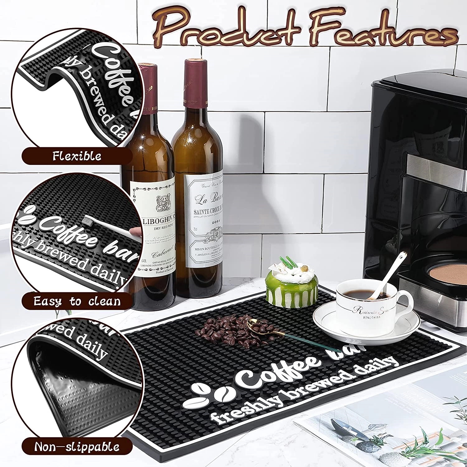 Non Slip Bar Mat with Custom Logo 5