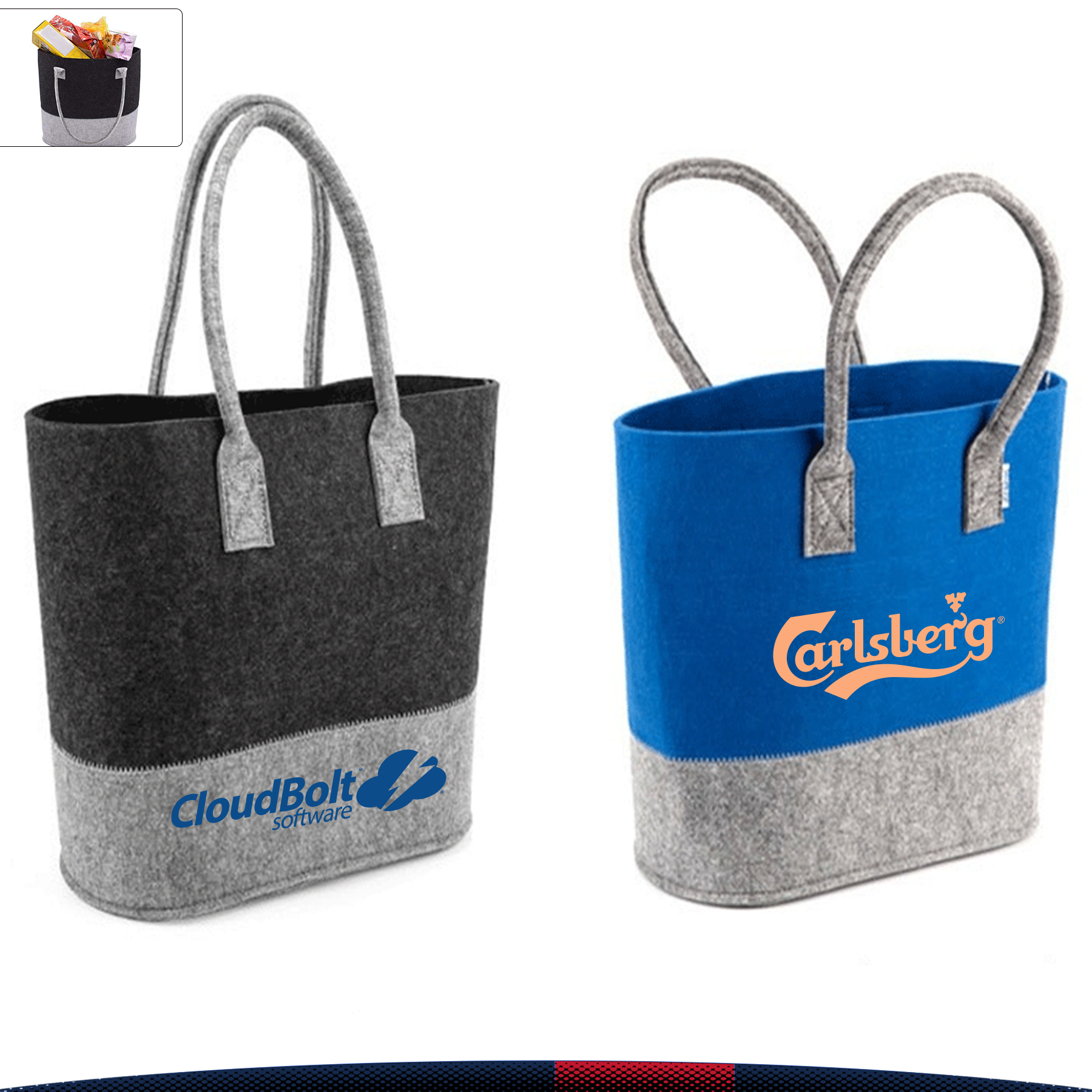 Color Contrast Bucket Bag 2