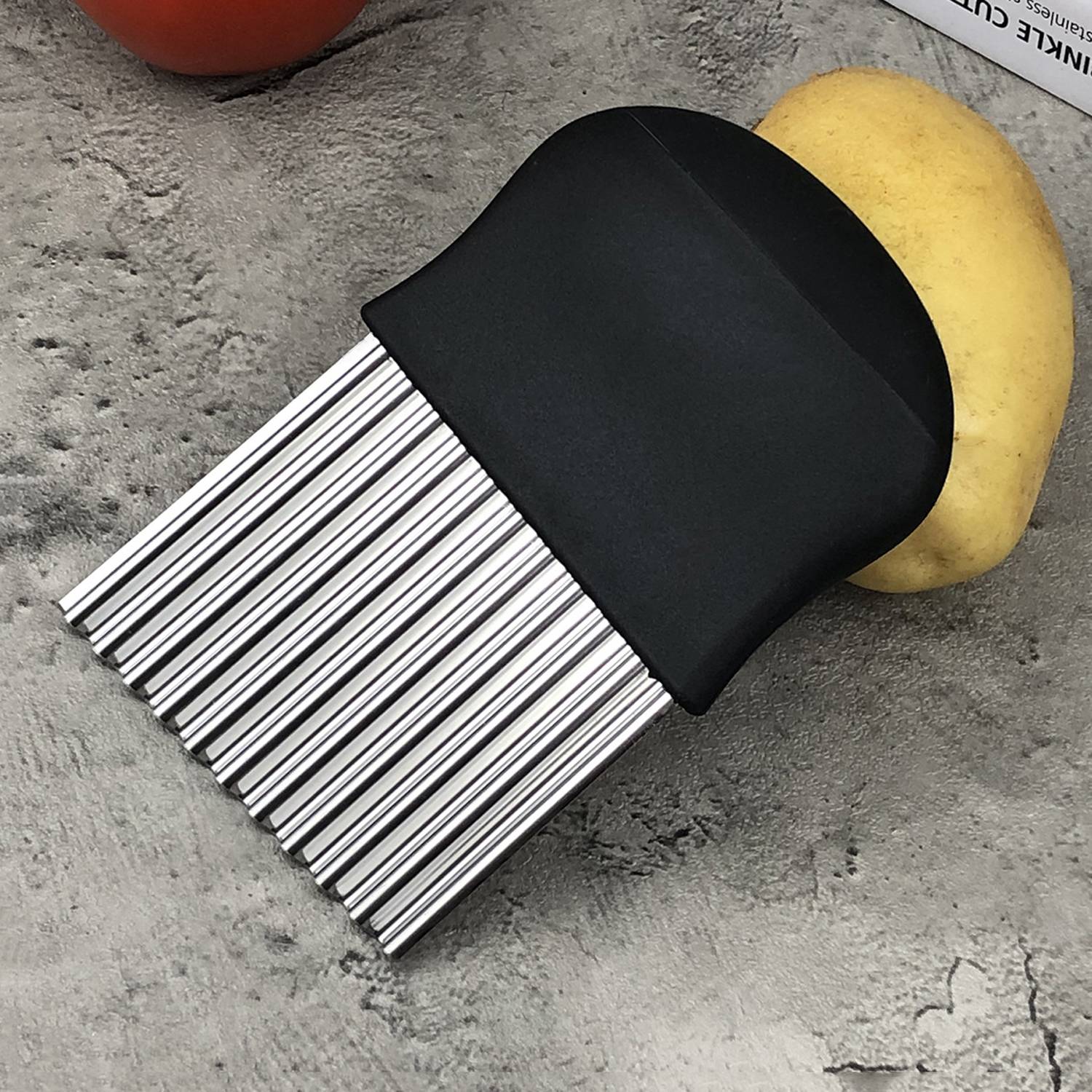 Stainless Steel Crinkle Veggie Cutter 4