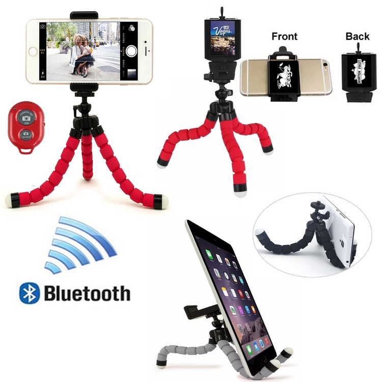 iBank ® Tripod for iPhone Samsung Android Phones GoPro for Selfies Vlogging Live Streaming 1