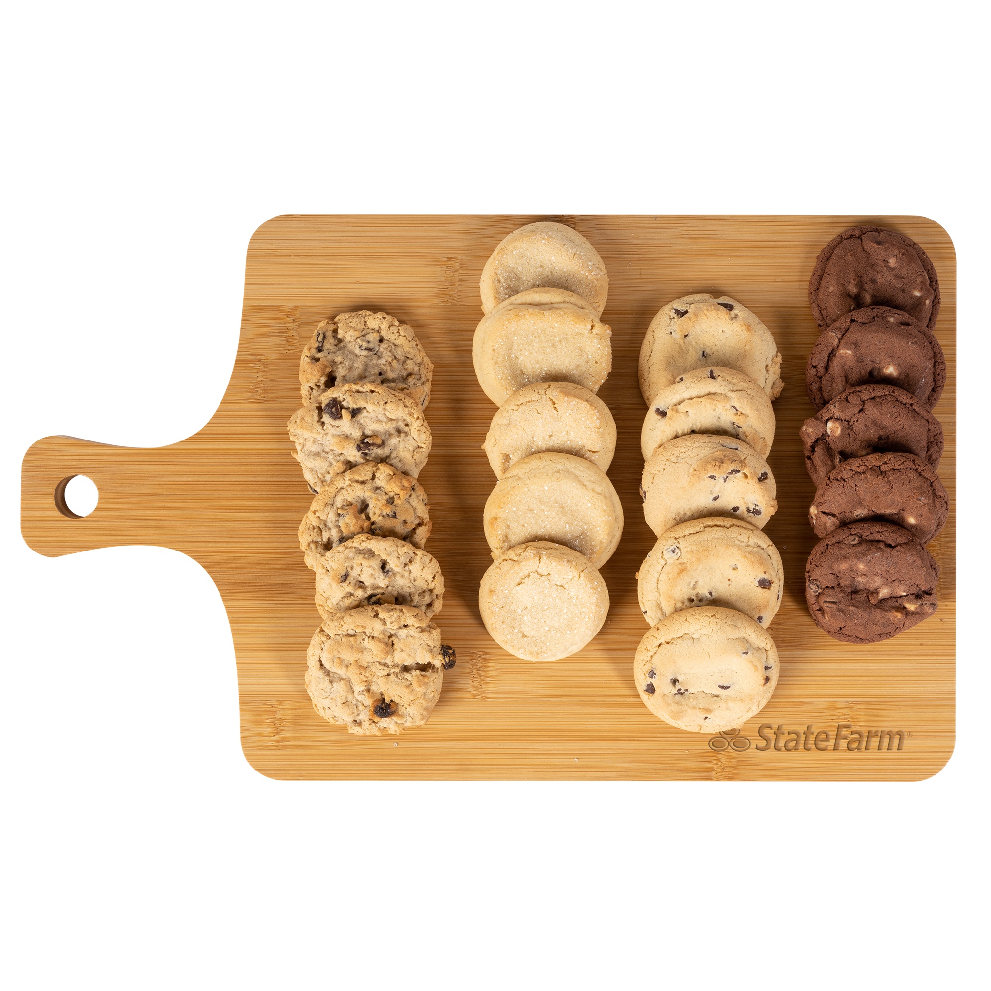 Ultimate Cookie Dessert Bamboo Wood Charcuterie Board 1