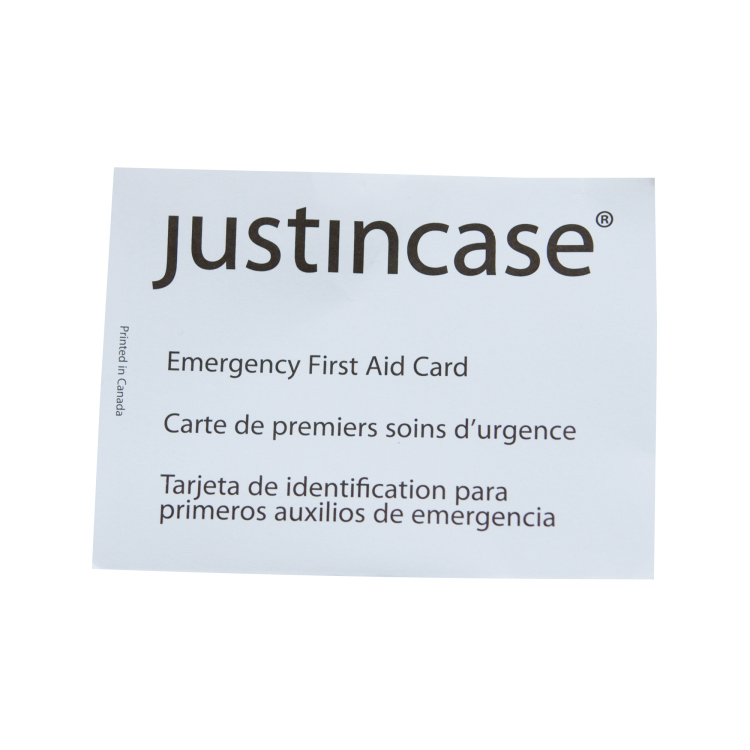 First Aid Instruction Card 2