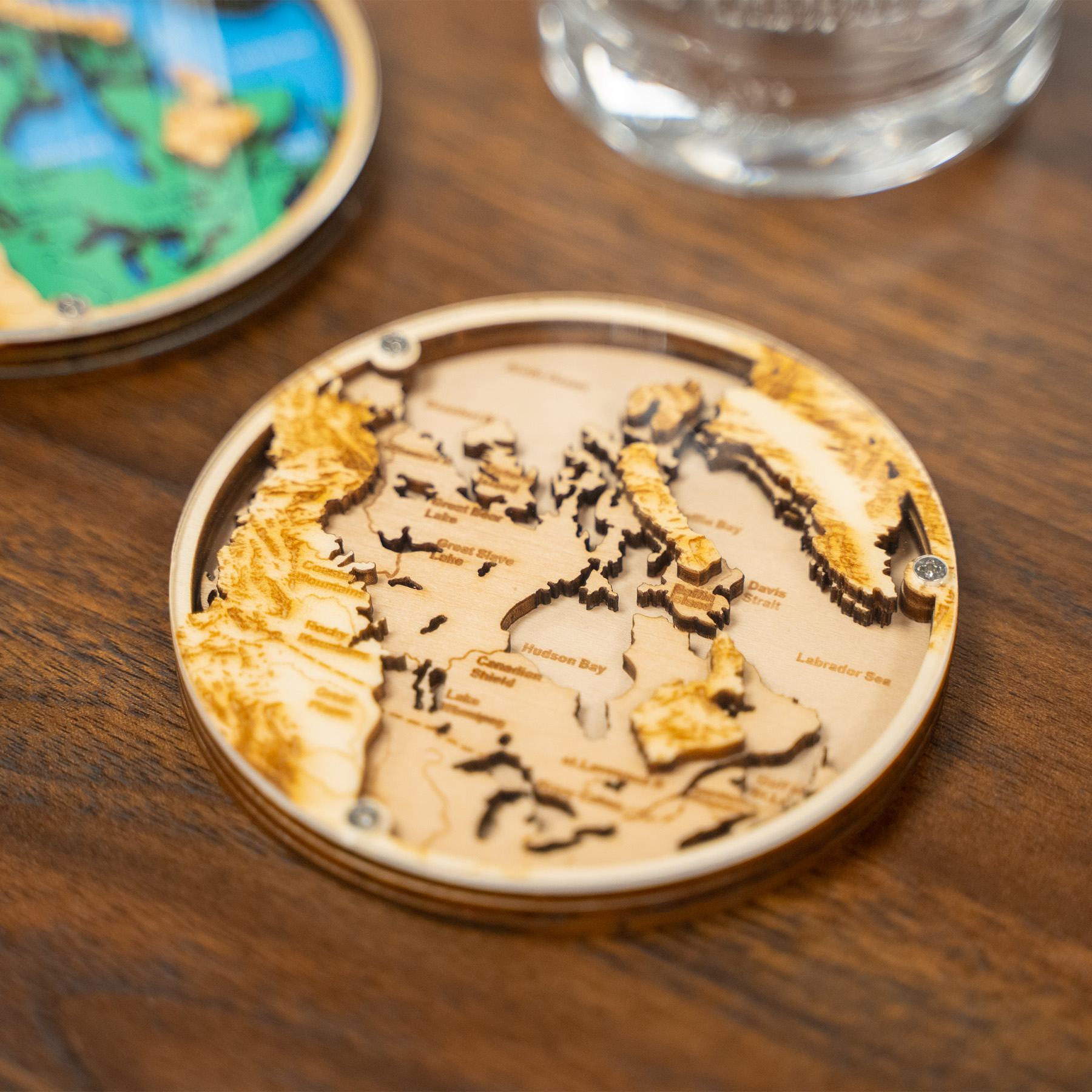 Layered Wood Coaster 21