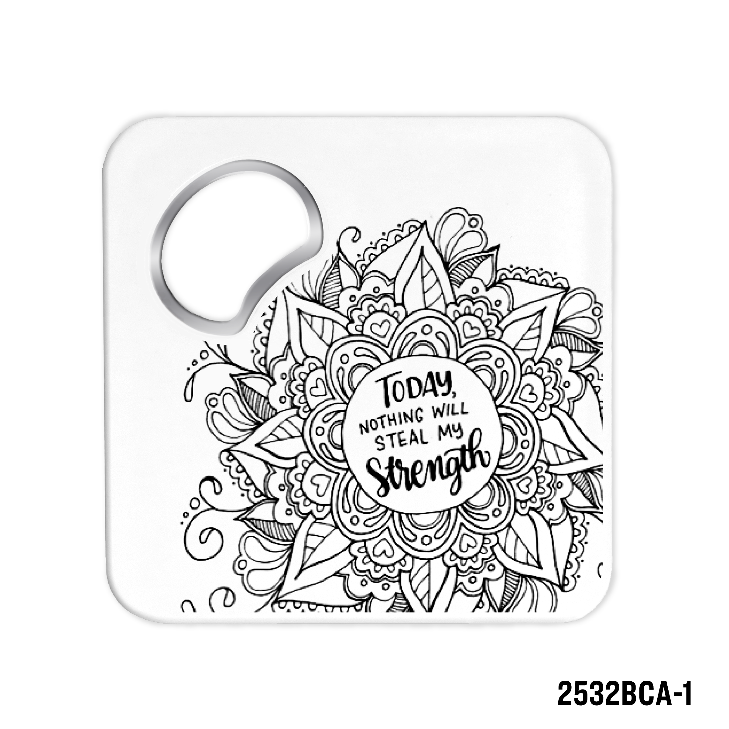 Magnetic Coaster With Bottle Opener