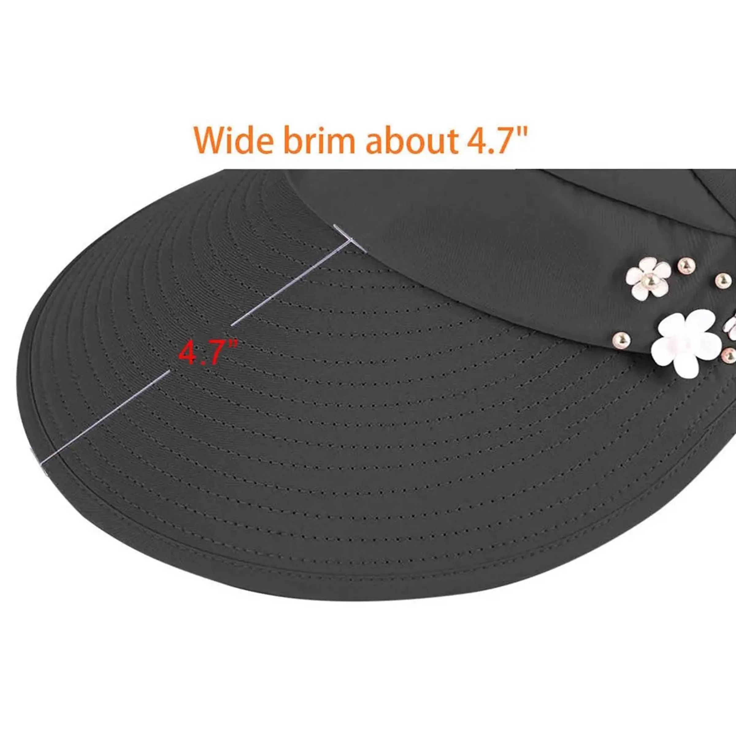 Stylish Adjustable Summer Visor with Sun Protection 3