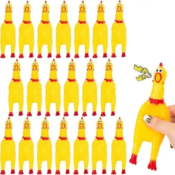 SqueezeyRubber chicken toy 2