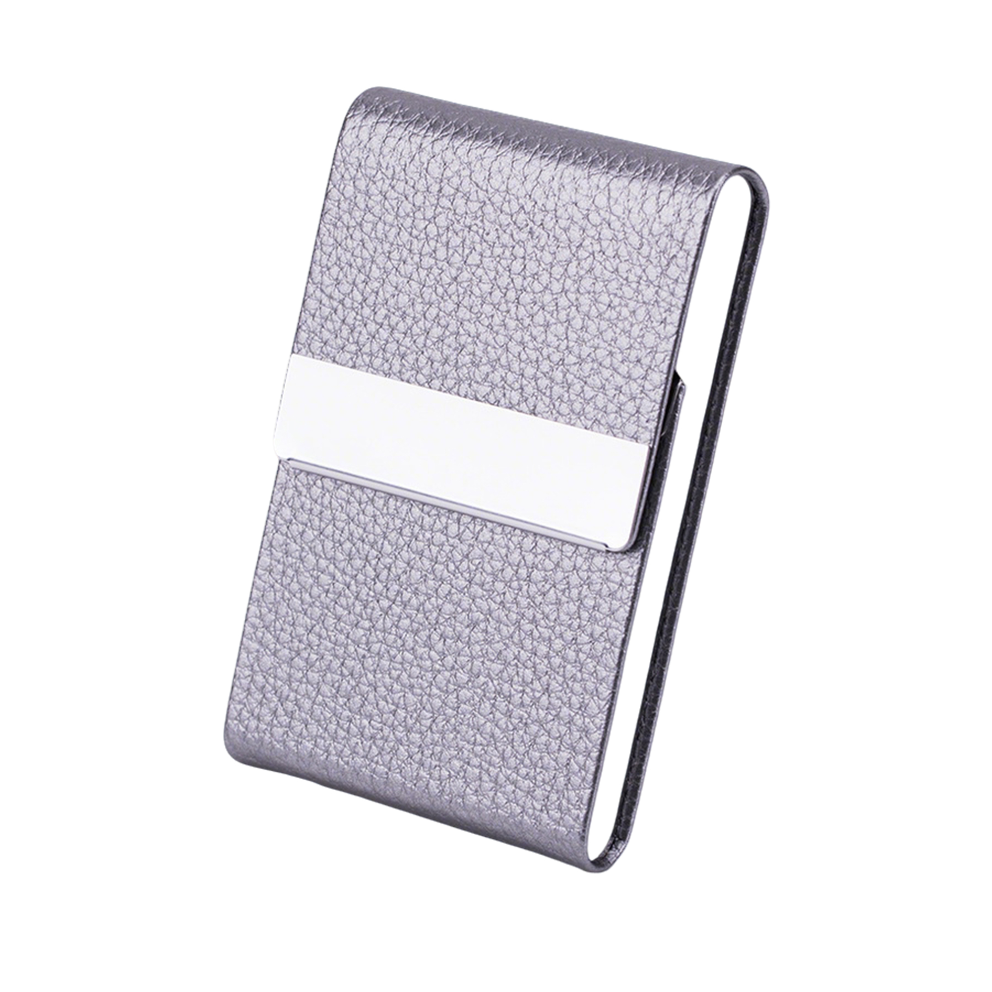 Polyurethane Leather Magnetic Business Card Holder Pocket Size 13