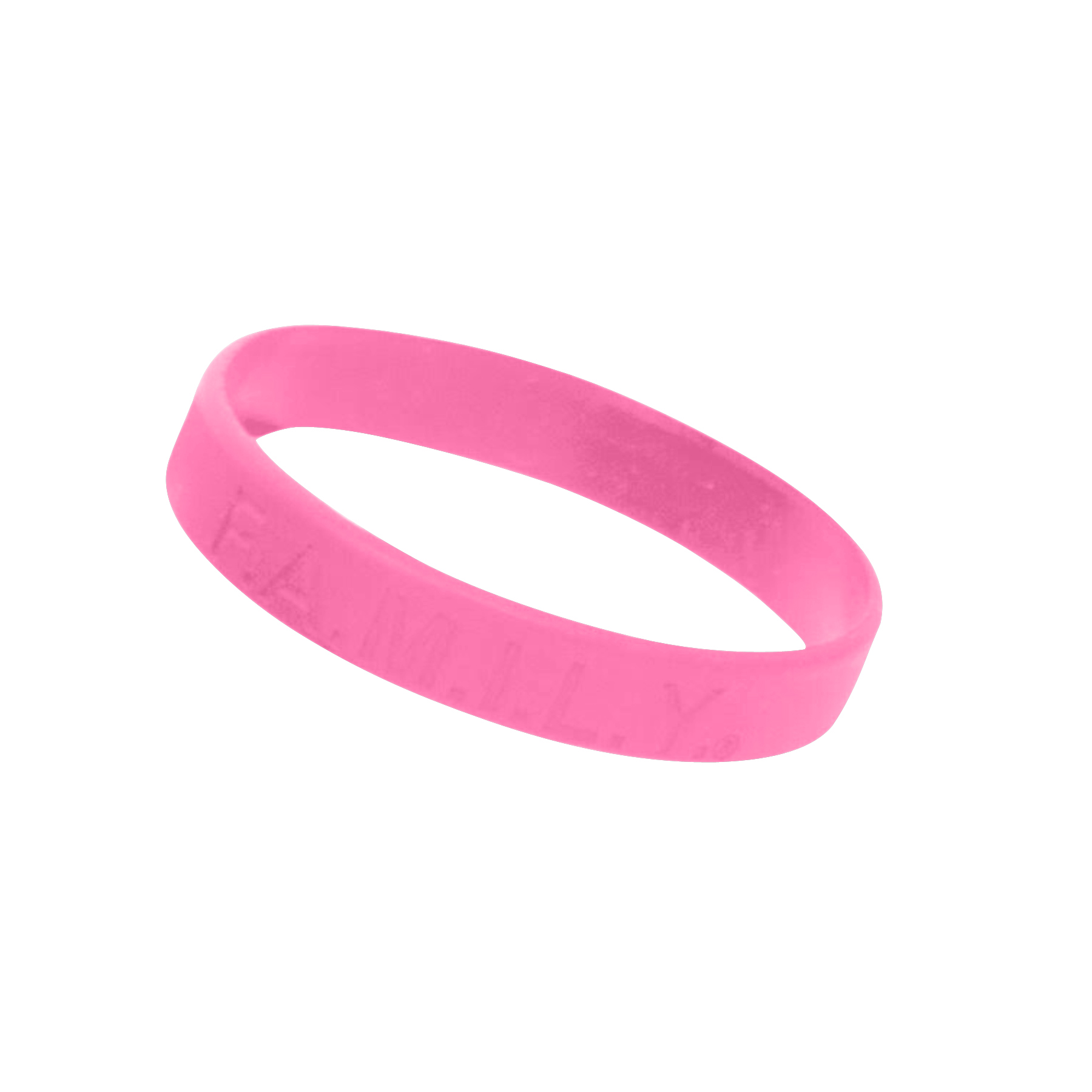 1/2" Rush Laser Debossed Silicone Wristband 6