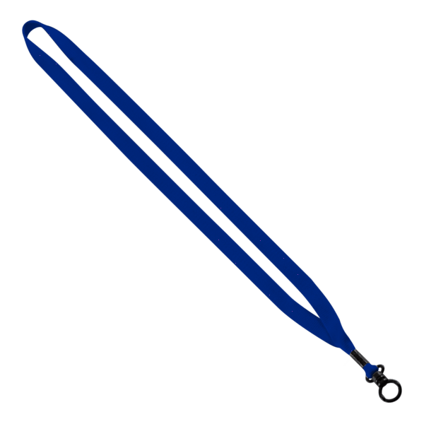 1/2" Polyester Lanyard with Plastic O-Ring 22